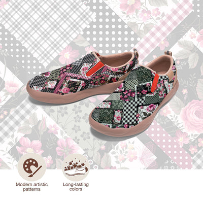 Floral Patchwork Slip On