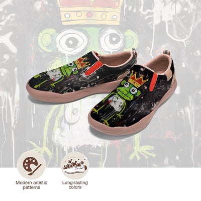 Graffiti Basquiat Frog Slip On