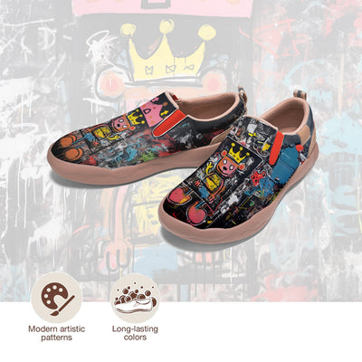 Graffiti Basquiat Slip On