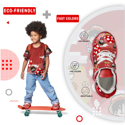 Pixel Monkey D. Luffy Kids Running Shoes