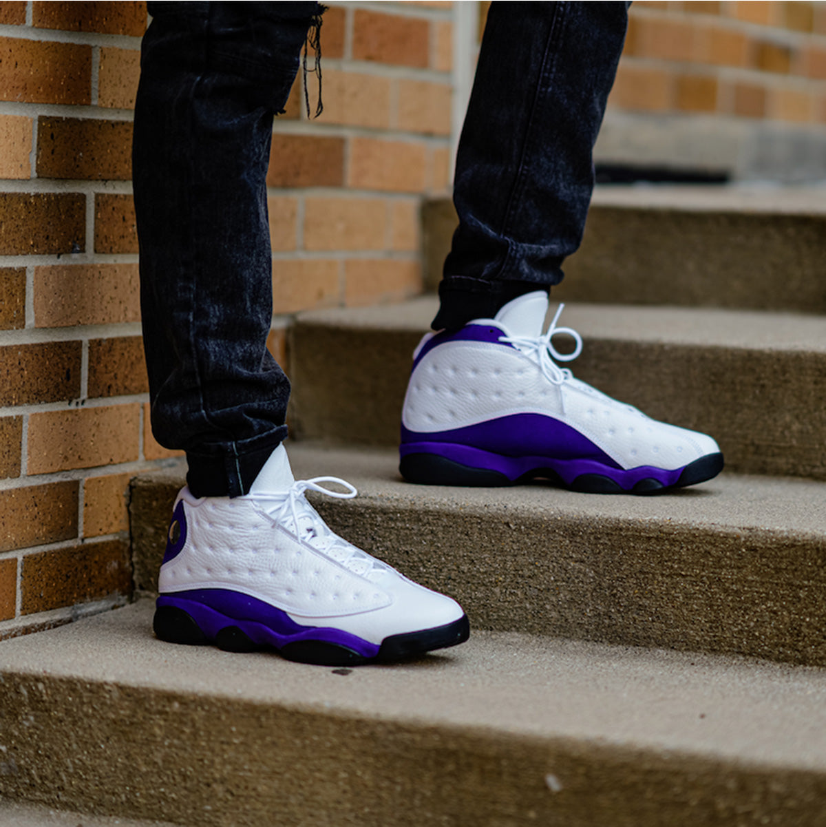 Custom Purple Retro Sneaker