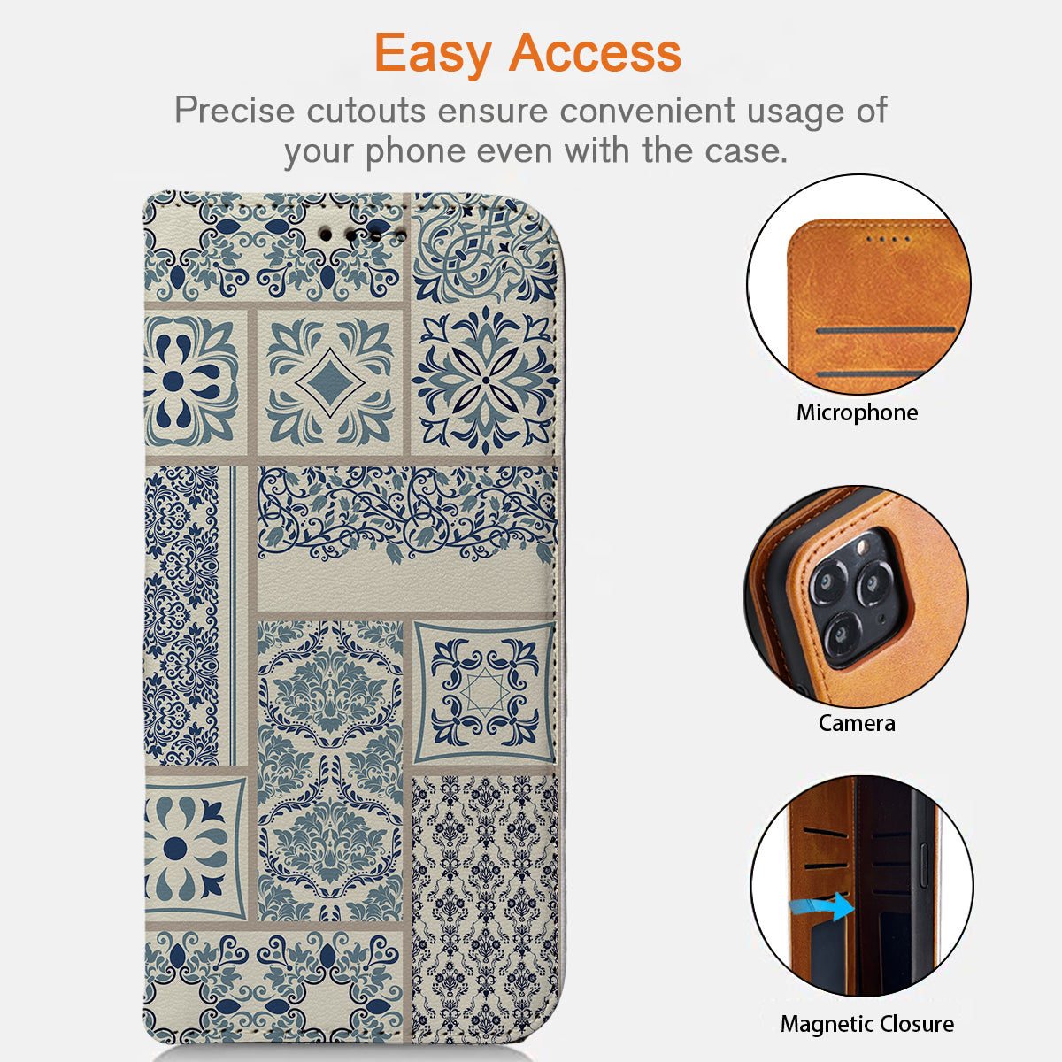 Moroccan Style iPhone Leather Case