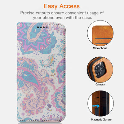 Paisley iPhone Leather Case