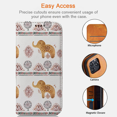 Elephant iPhone Leather Case