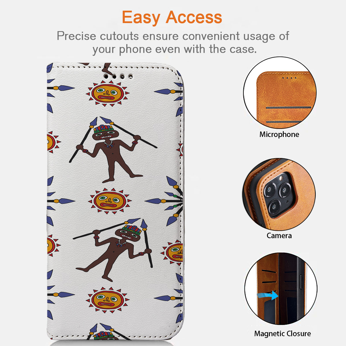 Tribal Ethnic iPhone Leather Case