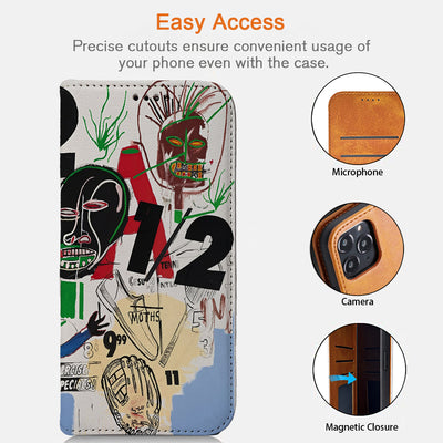 Basquiat iPhone Leather Case