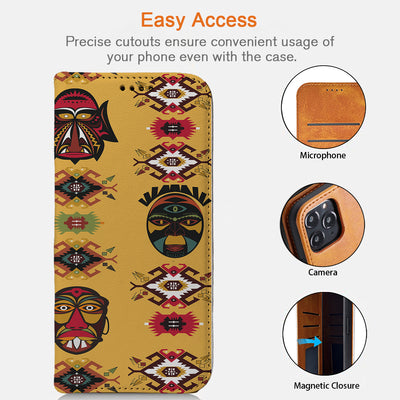 Tribal Ethnic iPhone Leather Case