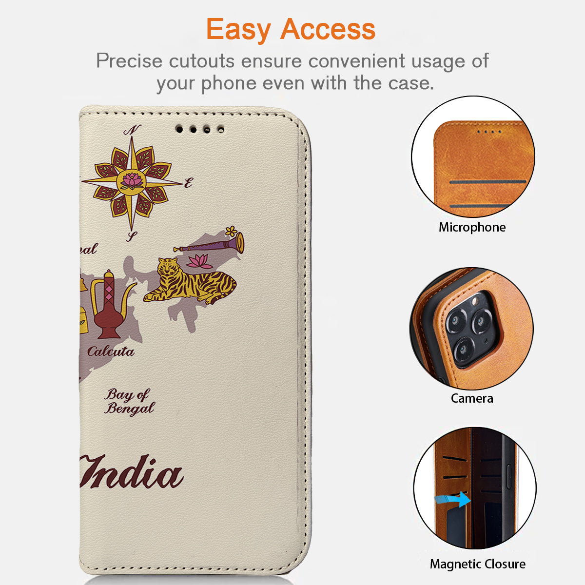 Indian iPhone Leather Case