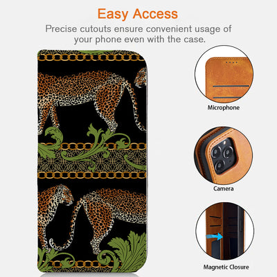 Leopard iPhone Leather Case