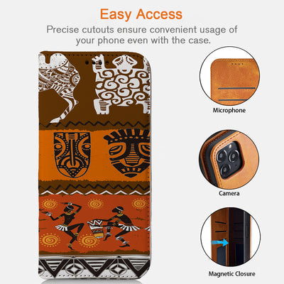 Tribal Ethnic iPhone Leather Case