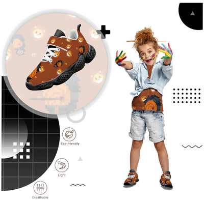 Pixel Obito Uchiha Kids Running Shoes