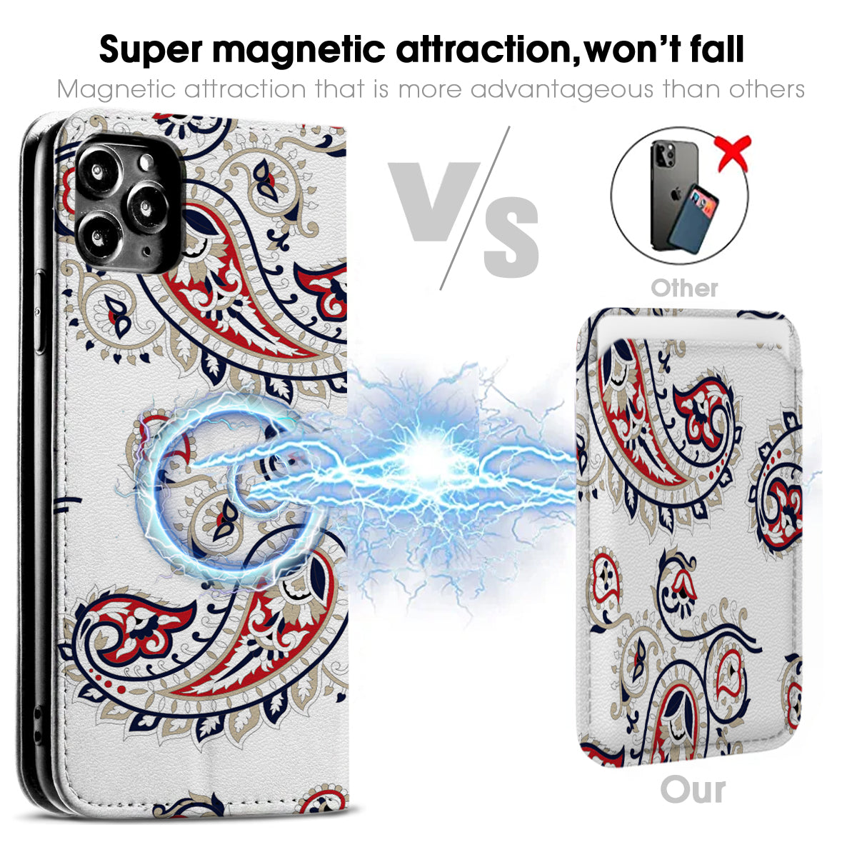 Paisley iPhone Leather Case