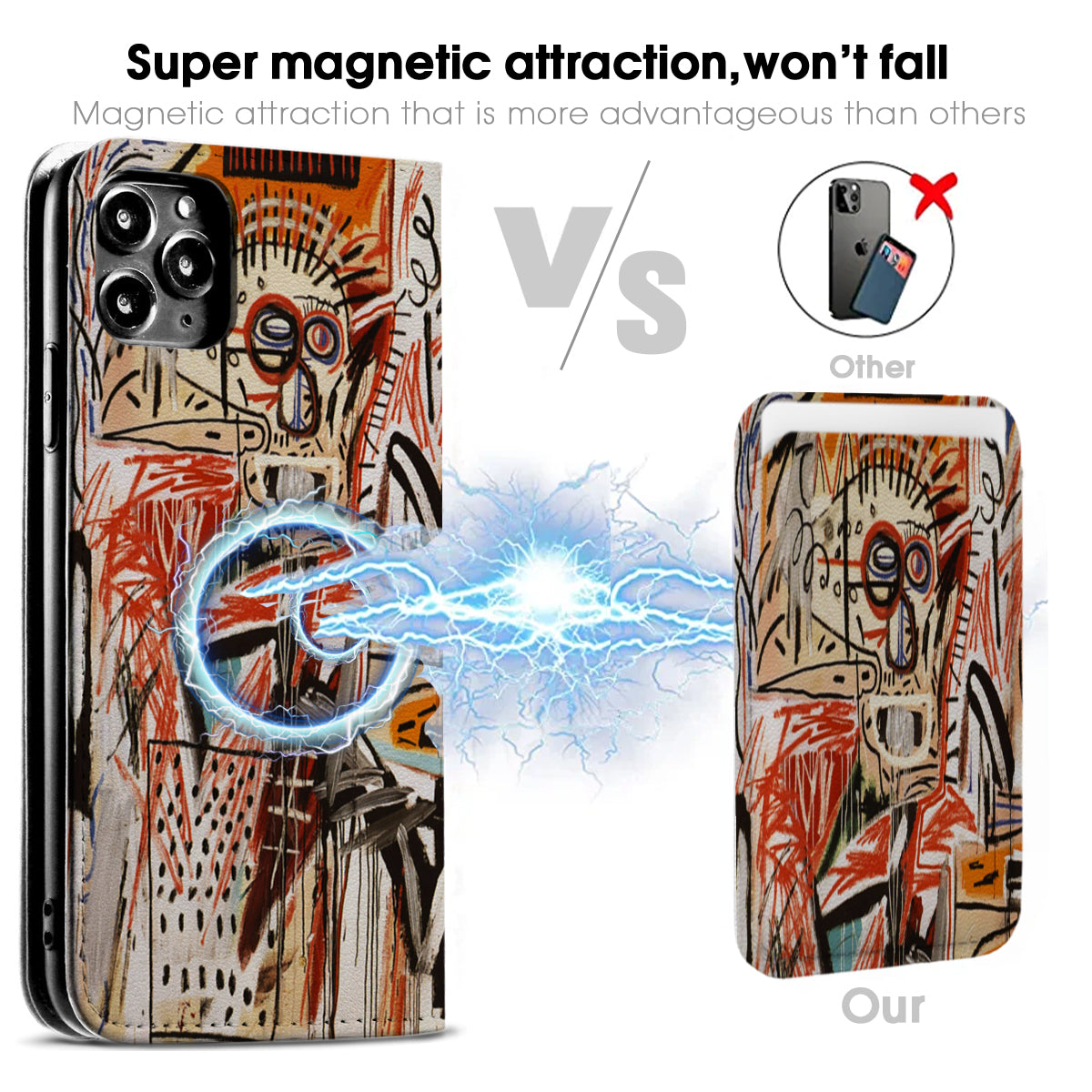 Basquiat iPhone Leather Case