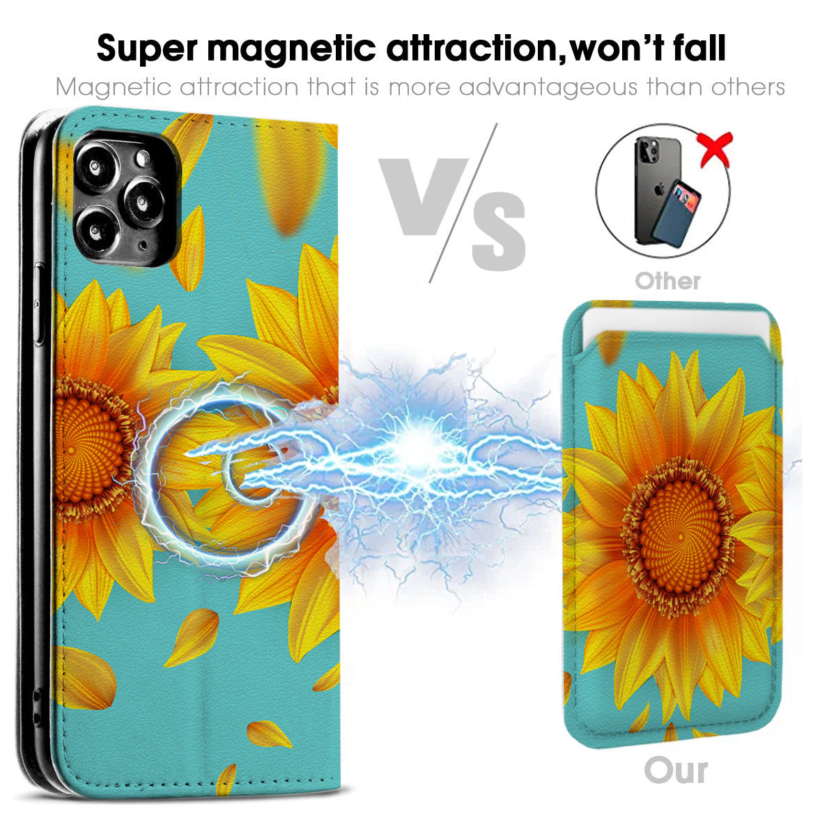 Sunflower iPhone Leather Case