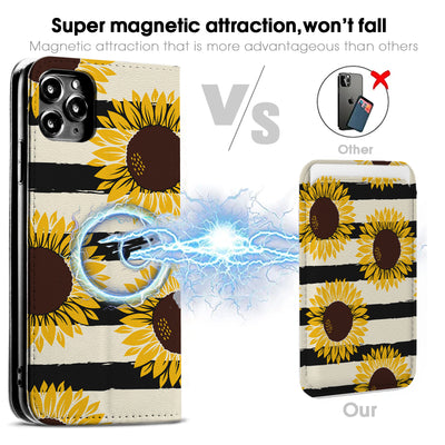 Sunflower iPhone Leather Case