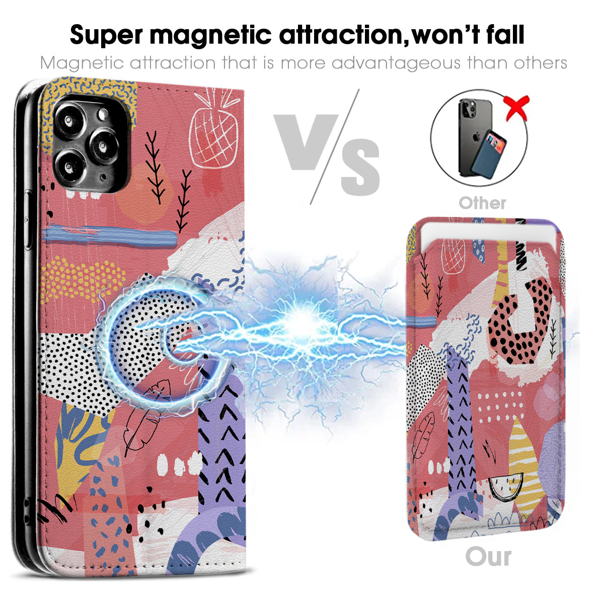 Abstract Art iPhone Leather Case