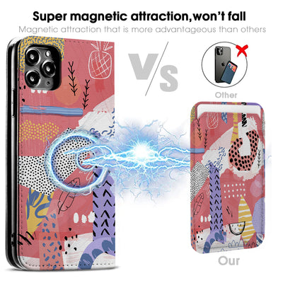 Abstract Art iPhone Leather Case