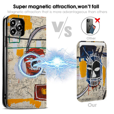 Basquiat iPhone Leather Case