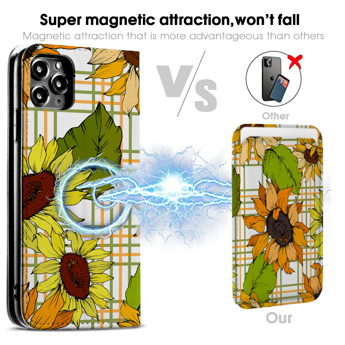 Sunflower iPhone Leather Case