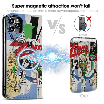 Basquiat iPhone Leather Case