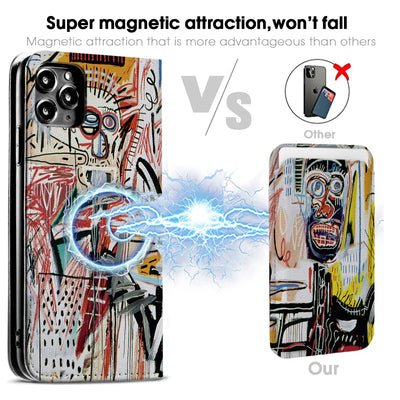 Basquiat iPhone Leather Case