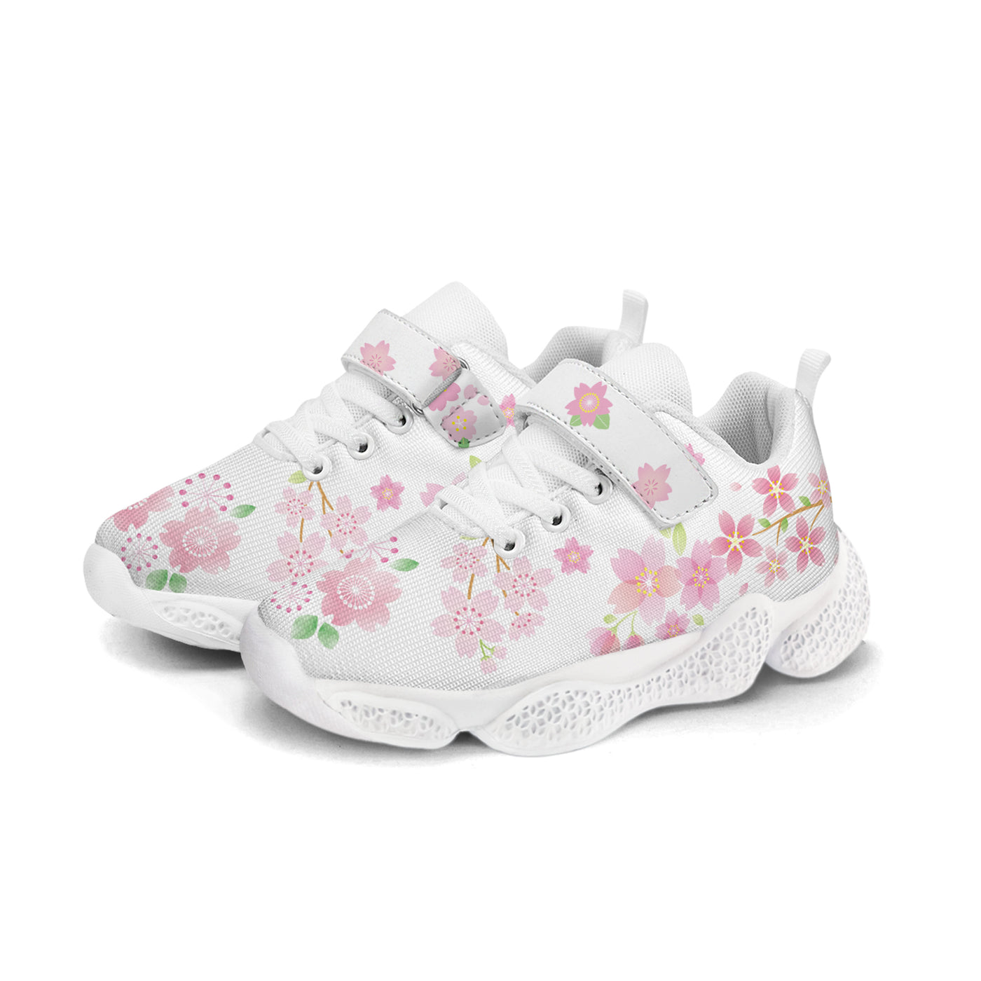 Cherry Blossoms Kids Running Shoes