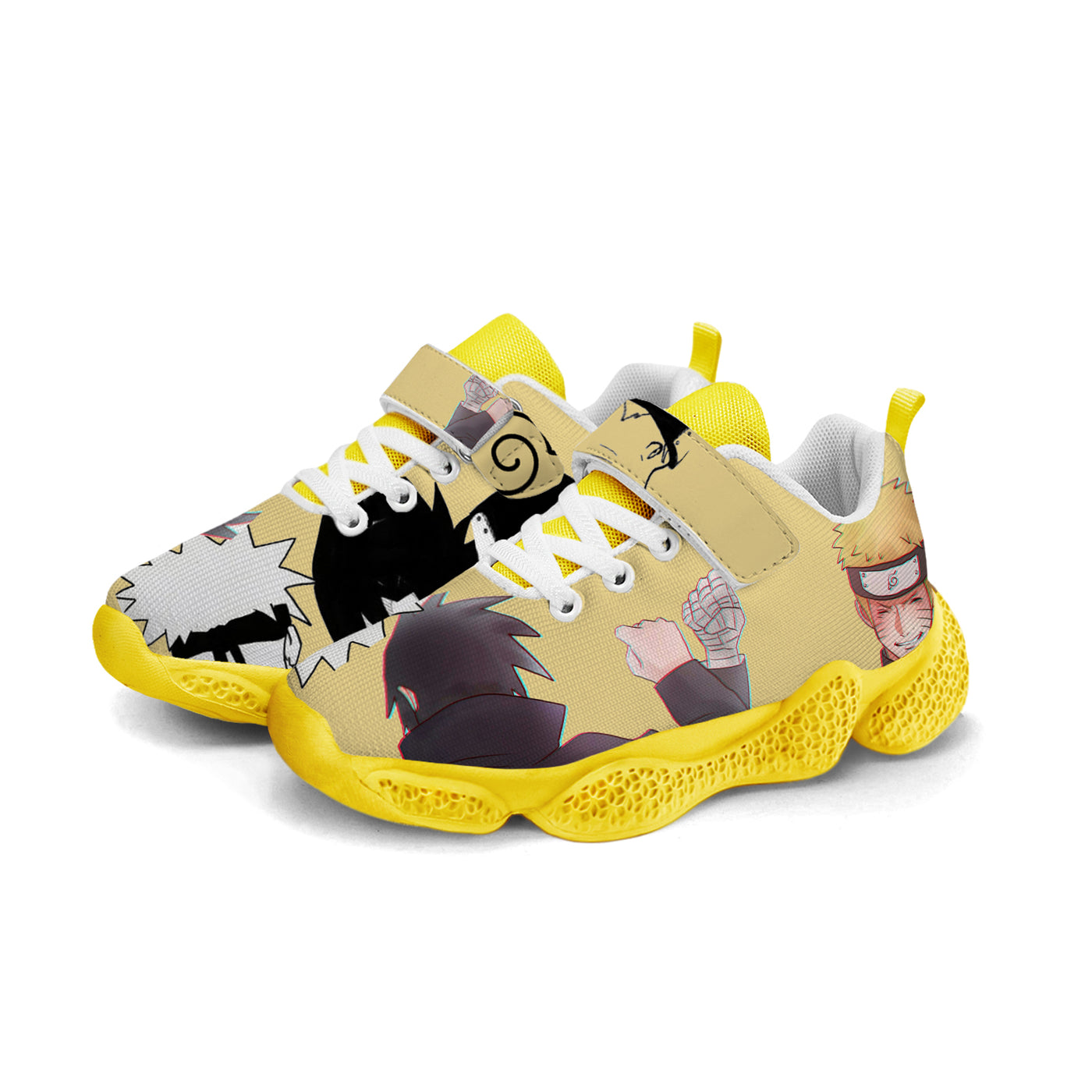 Uzumaki And Sasuke Uchiha Kids Running Shoes