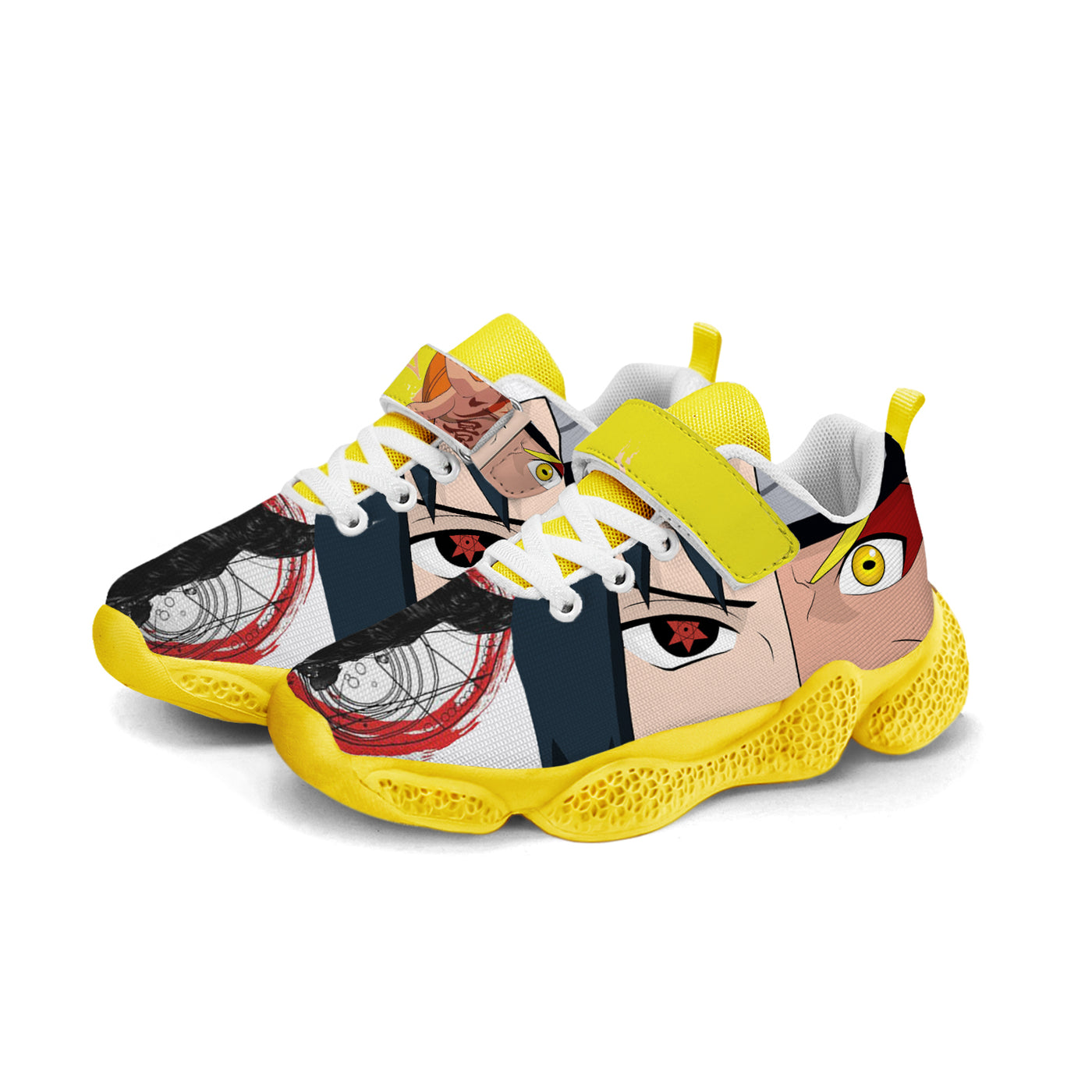 Uzumaki And Sasuke Uchiha Kids Running Shoes