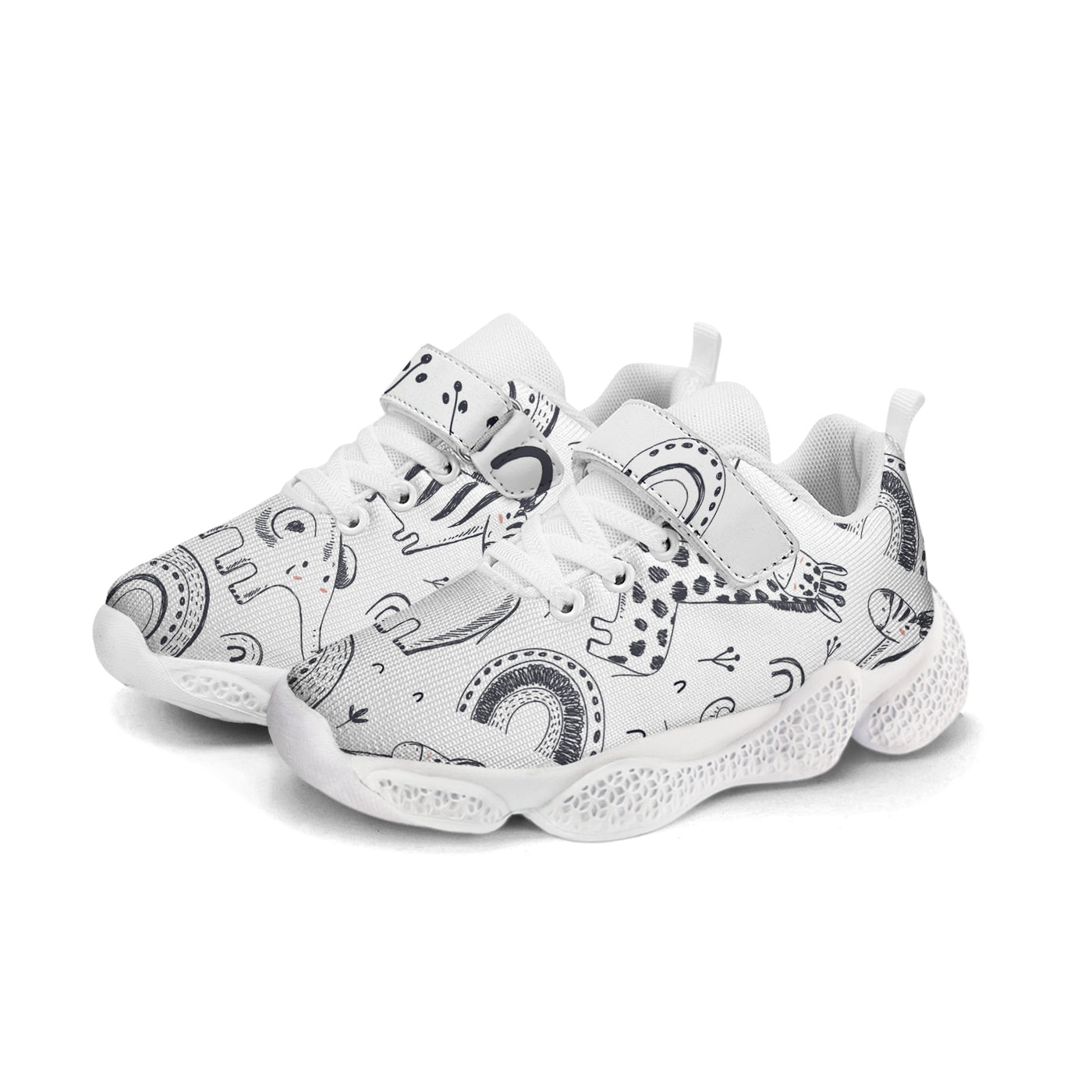 Elephant And Giraffe Kids Running Shoes