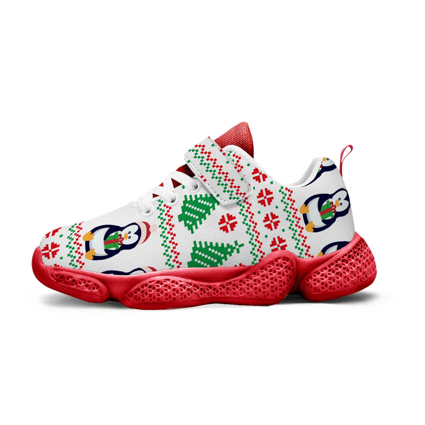 Christmas Penguin Kids Running Shoes