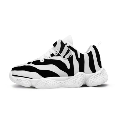 Zebra Print Kids Running Shoes