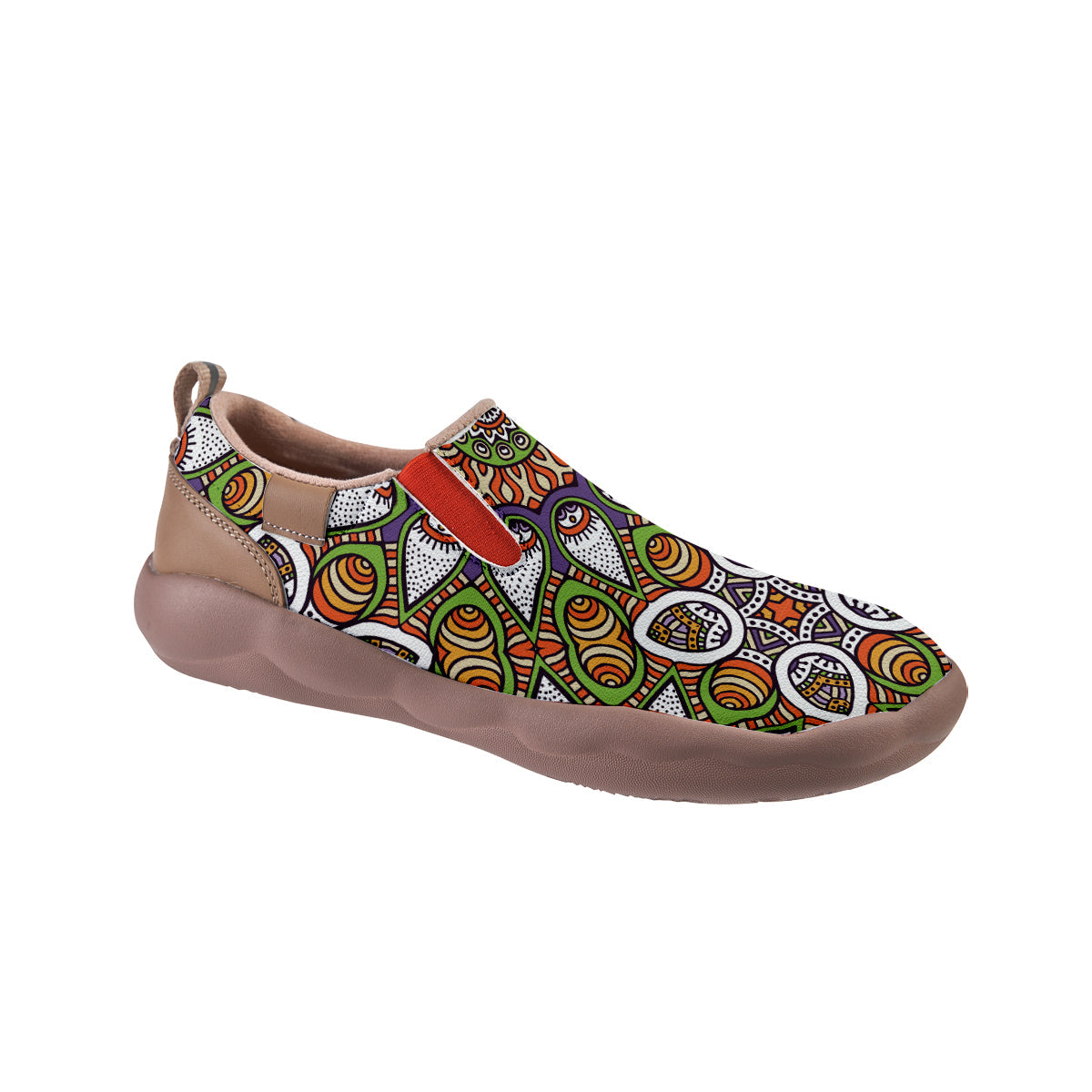 Ethnic Patterns Mandala Slip On