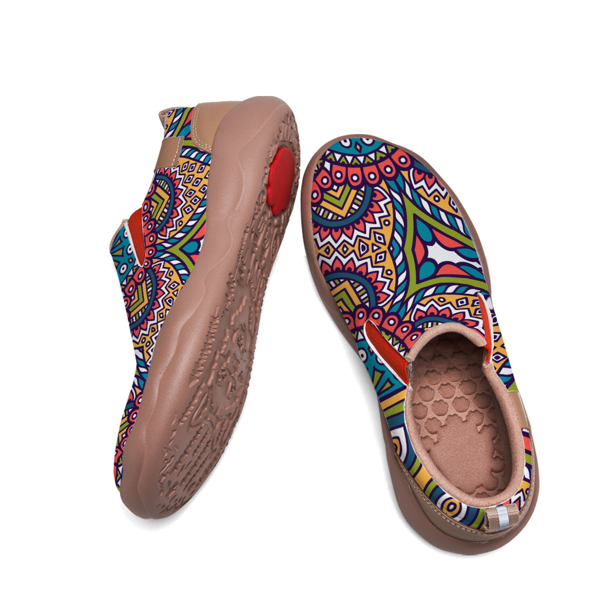 Ethnic Patterns Mandala Slip On