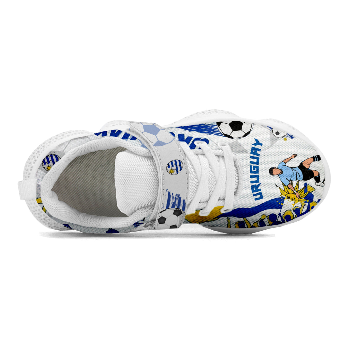 Uruguay Soccer Kids Running Shoes