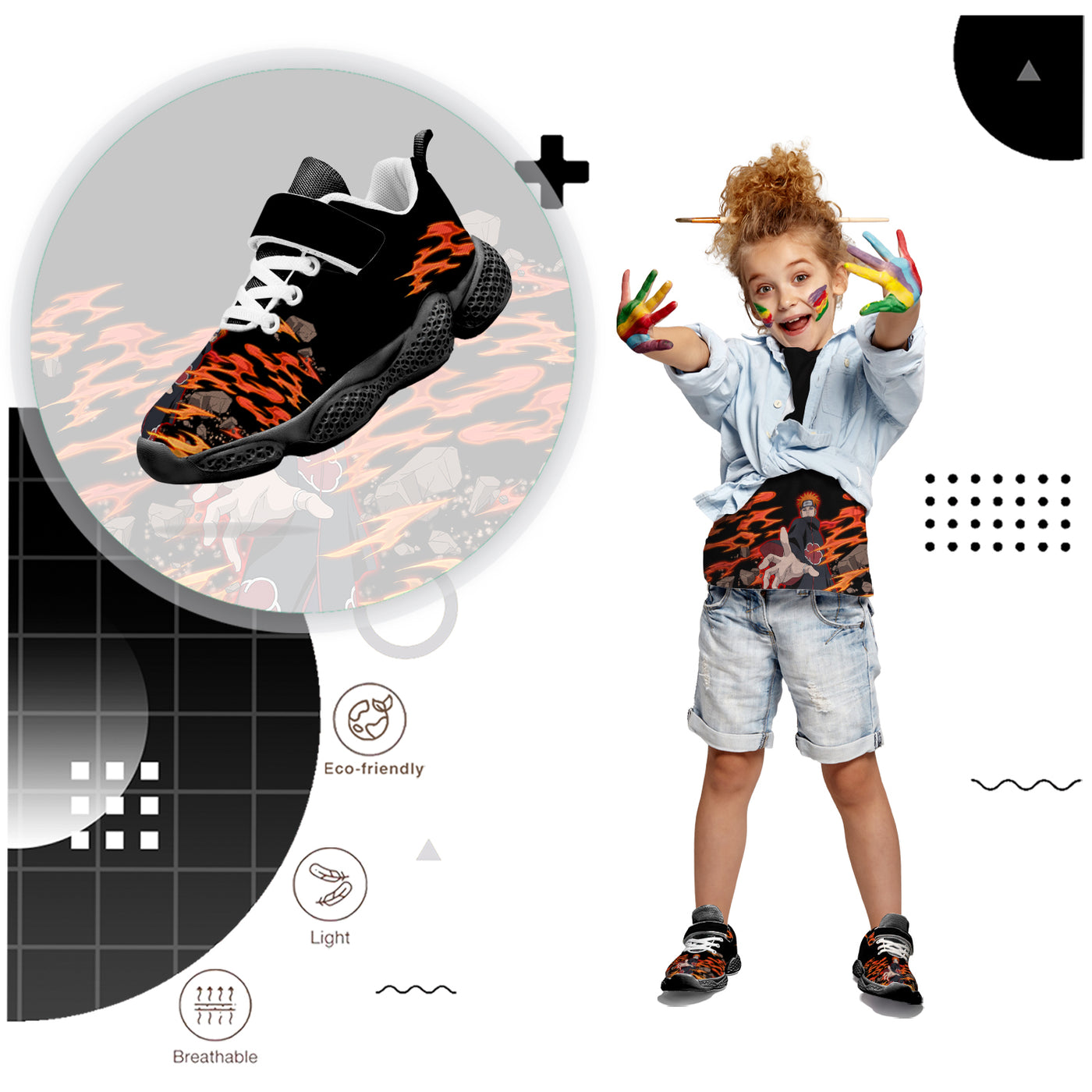 Uzumaki Kids Running Shoes