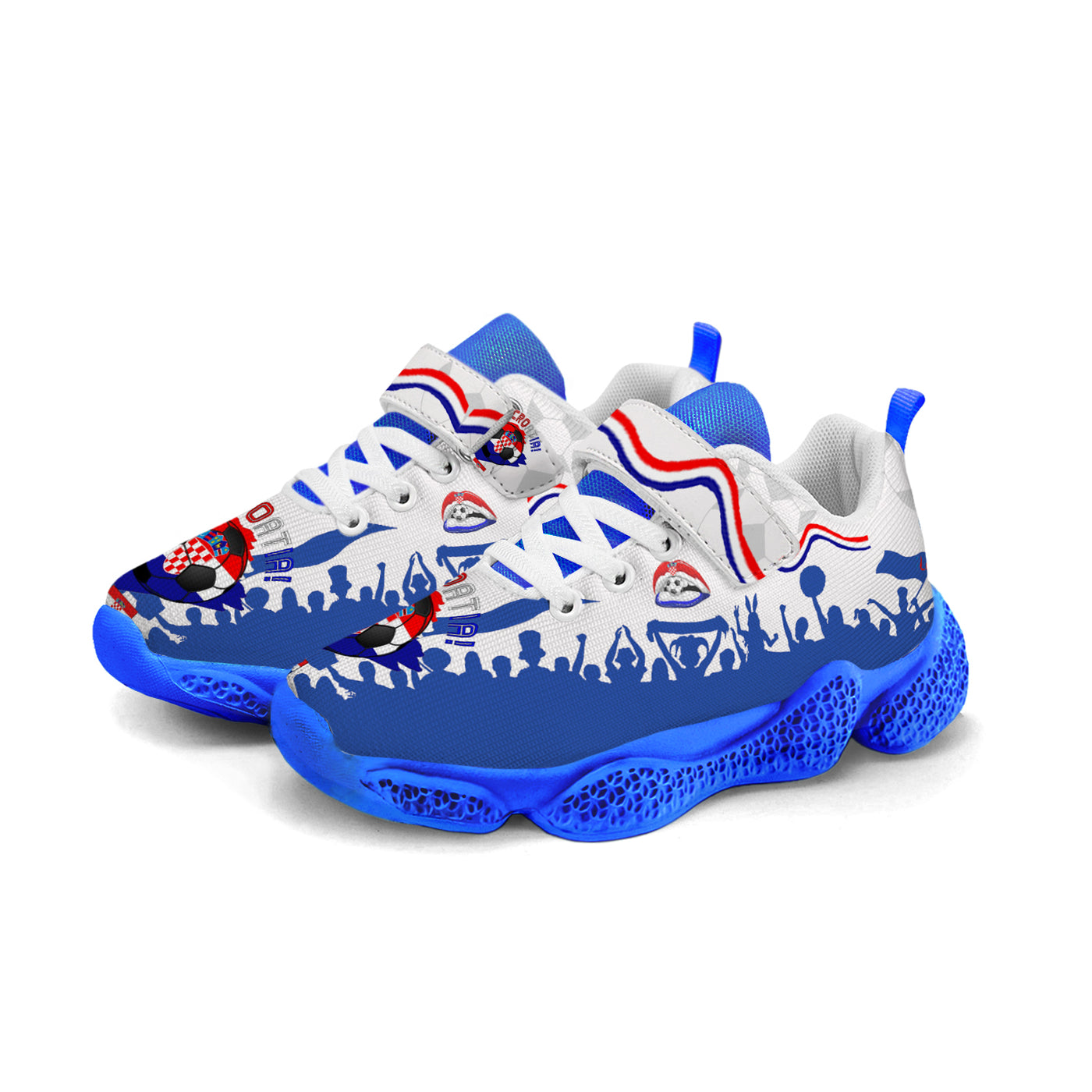 Croatia Soccer Kids Running Shoes