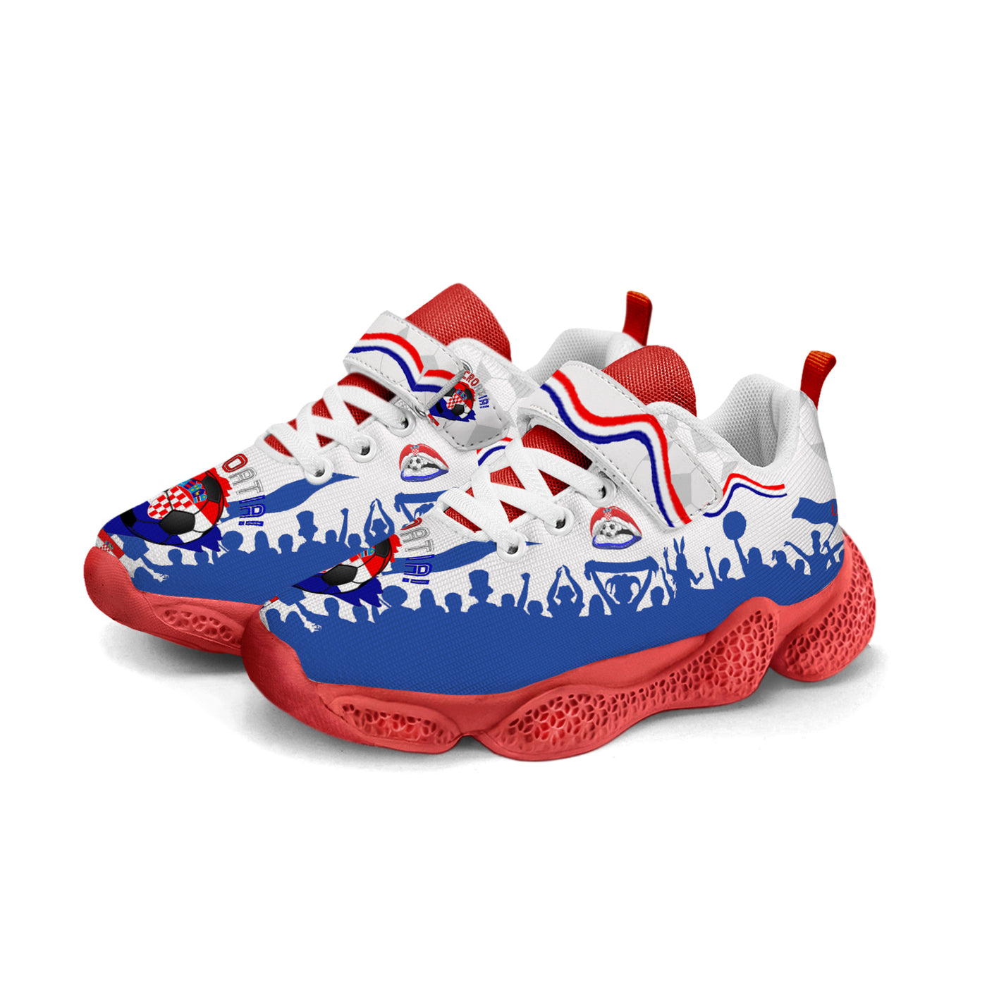 Croatia Soccer Kids Running Shoes