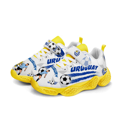 Uruguay Soccer Kids Running Shoes