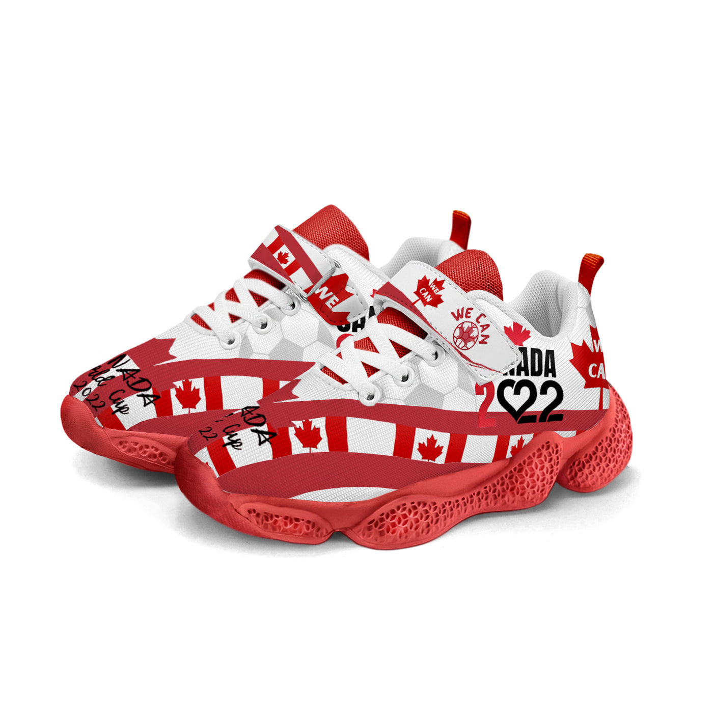 Canada Soccer Kids Running Shoes