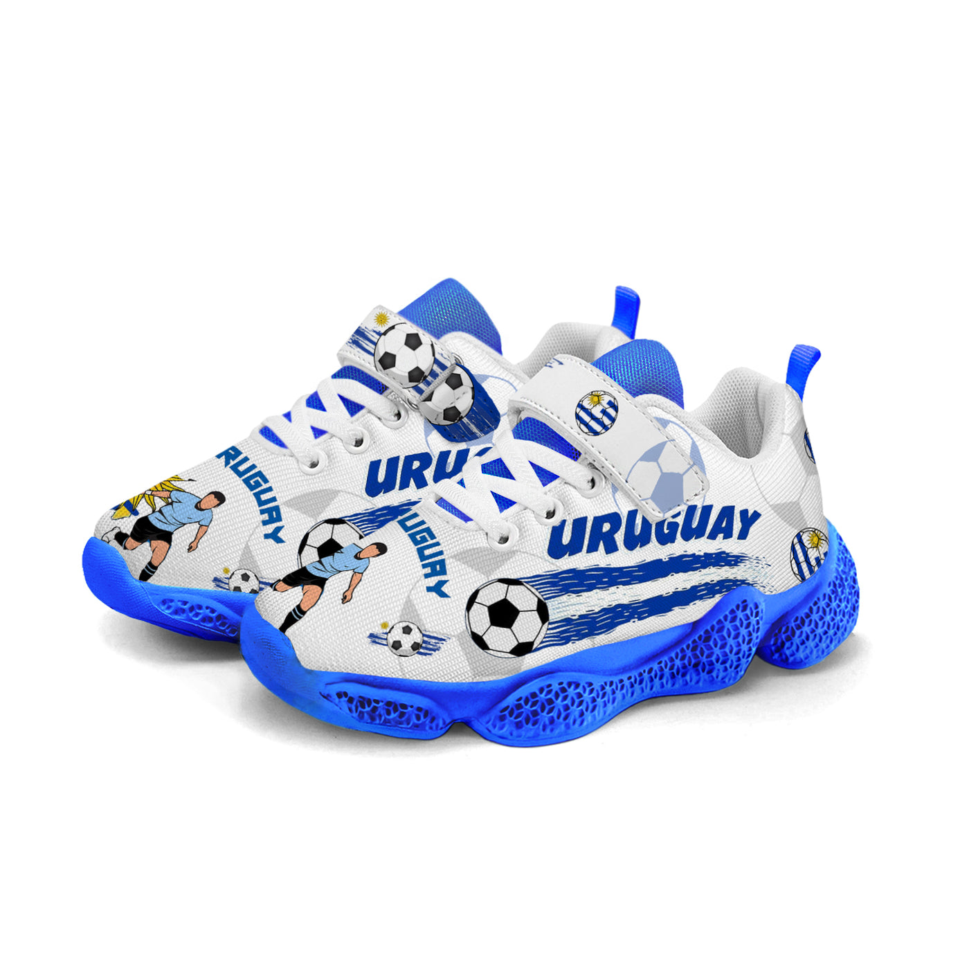 Uruguay Soccer Kids Running Shoes