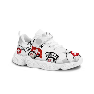 Switzerland Soccer Kids Running Shoes