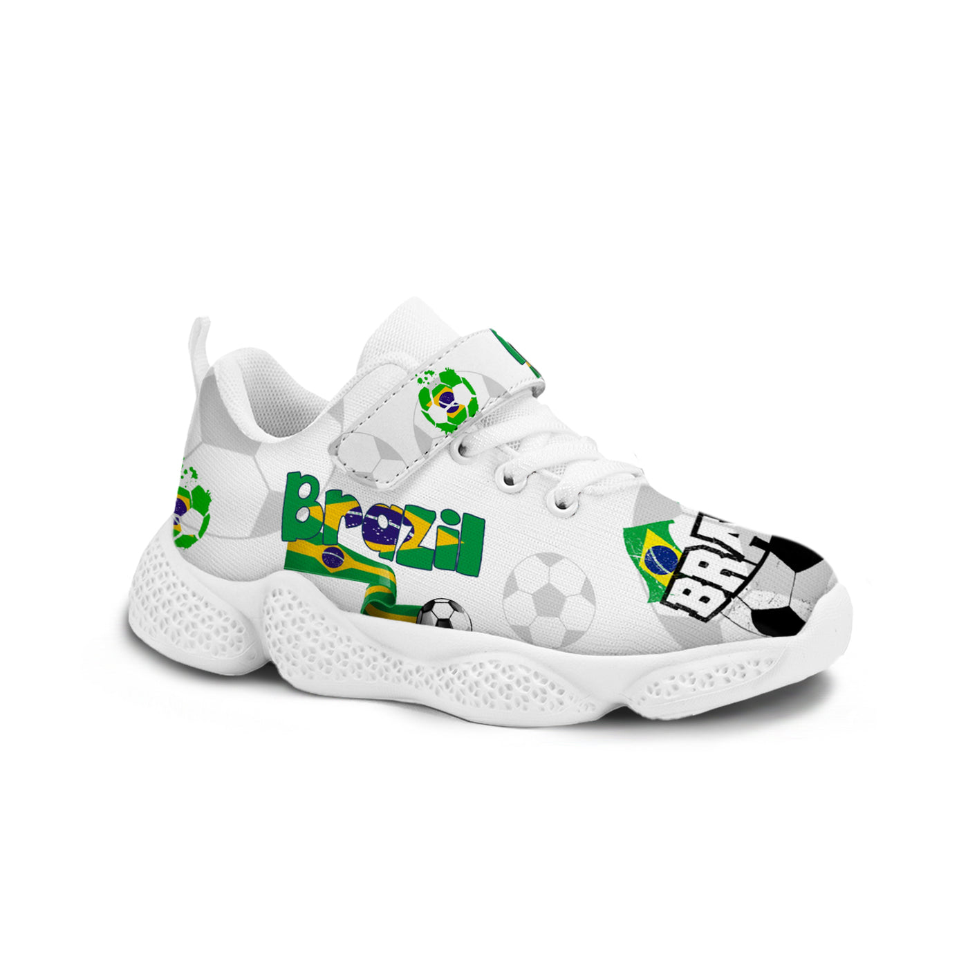 Brazil Soccer Kids Running Shoes